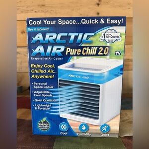 Arctic Air Pure Chill 2.0 Personal Air Cooler With Built In Night Light New